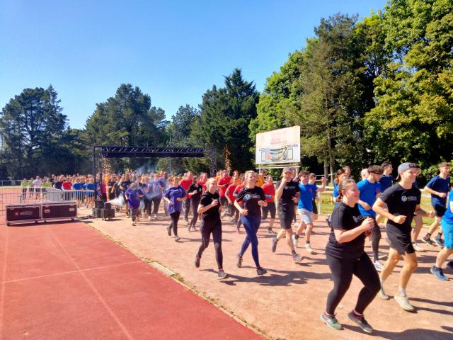 Départ d'une des courses du Génie Race